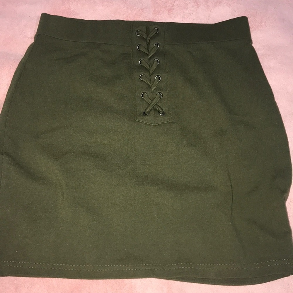 Olive Green Skirt